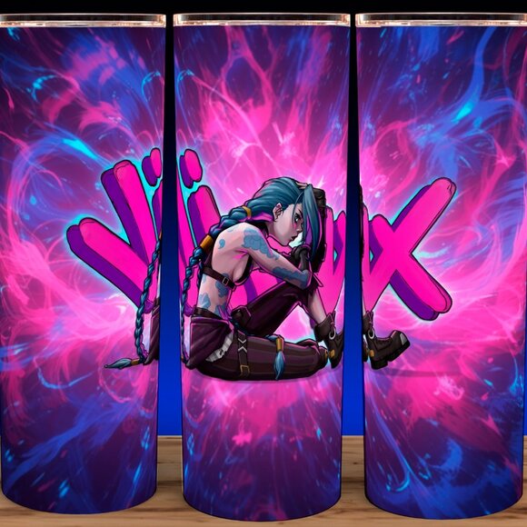 Jinx Arcane League of Legends Anime Collection Cup Mug Tumbler - Picture 1 of 3